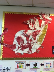 Our big art dragon