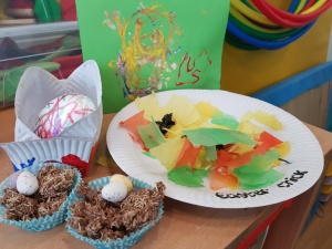 The Babies' fantastic Easter chicks and Easter nests.