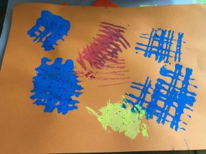 Even more artwork! (We told you the toddlers have been super creative!)