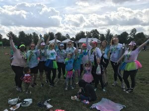 Our Nursery team at the Bubble Rush!