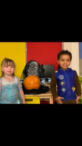 Reuben and Millie's amazing pumpkin